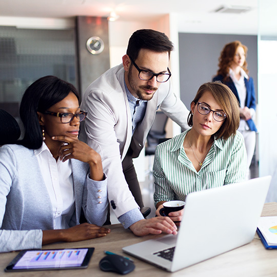 colleagues in a meeting