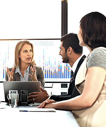 colleagues in a meeting