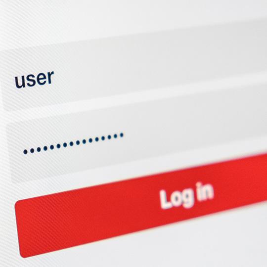 Why should companies monitor their network? close up of log in screen